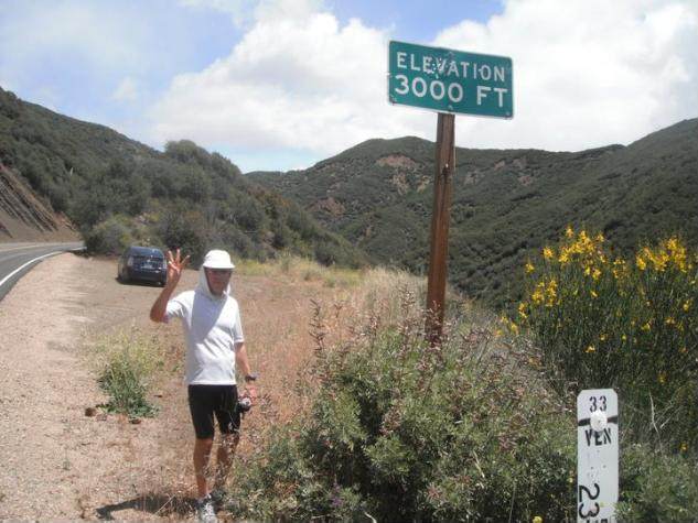 Roy at 3000 ft. - mile 30